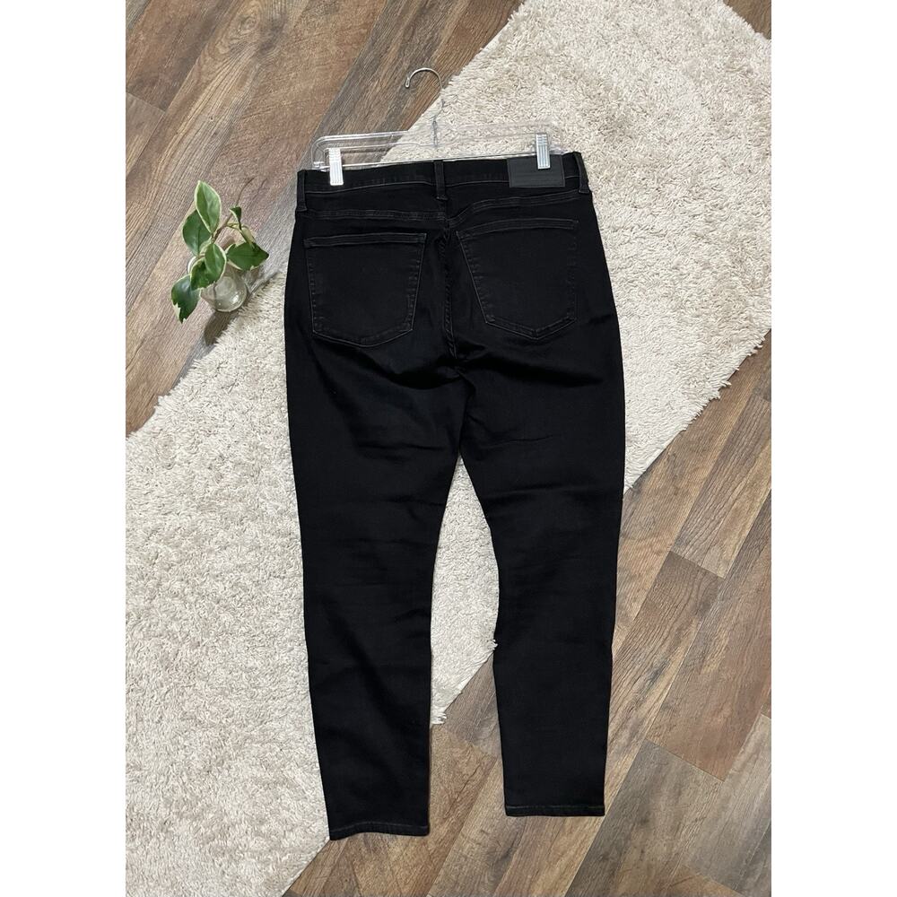 Lucky Brand Size 10/30 Black Ava Mid-Rise Skinny Jeans - Picture 4 of 8